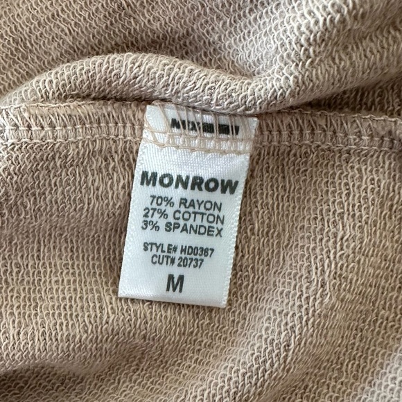 NWT Monrow Front Snap-button Spaghetti Straps Sweater Dress - Picture 4 of 4